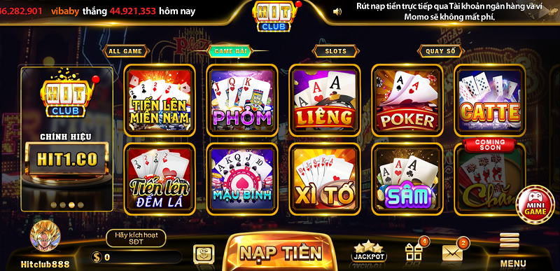 Tìm hiểu về game bài Xì dách Hit club 