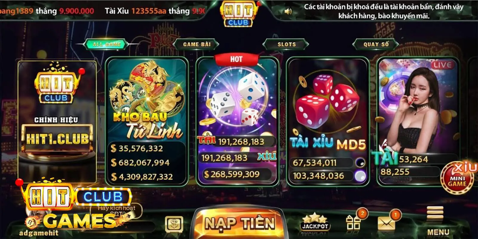 TỔNG QUAN VỀ GAME BÀI RỒNG HỔ TẠI HIT CLUB