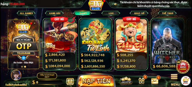 game thần tài hitclub